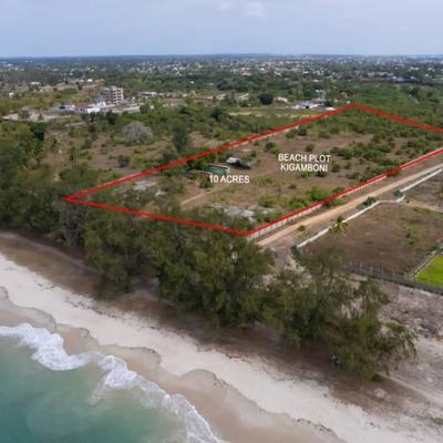 Beach Plot kinauzwa Kigamboni Gezaulole, Dar Es Salaam (10 acre)
