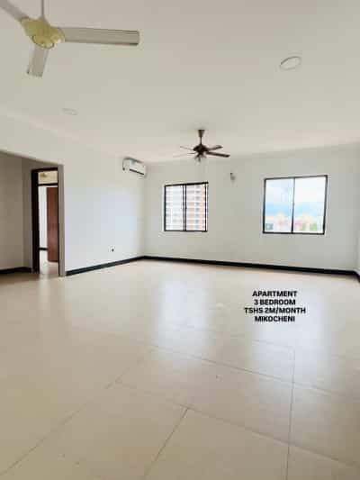 Apartment ya vyumba vitatu inapangishwa Mikocheni, Dar Es Salaam