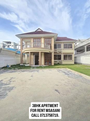 Nyumba/Apartment ya vyumba vitatu inapangishwa Msasani, Dar Es Salaam