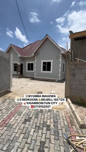 Nyumba ya vyumba vitatu inauzwa Kigamboni Fun City, Dar Es Salaam (800 sqm)