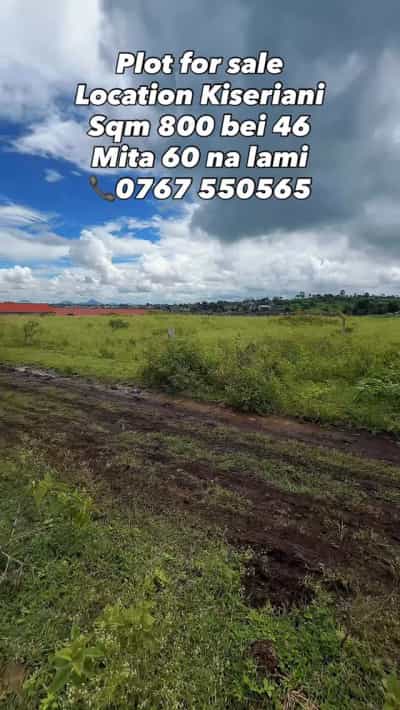 Kiwanja kinauzwa Kiseriani, Arusha (800 sqm)