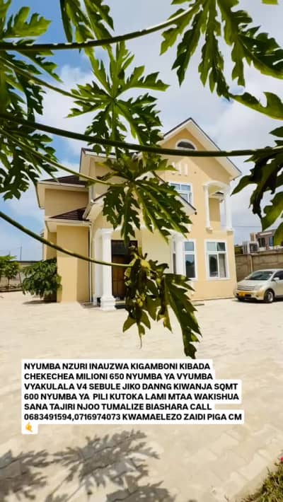 House for sale in Kigamboni, Dar Es Salaam