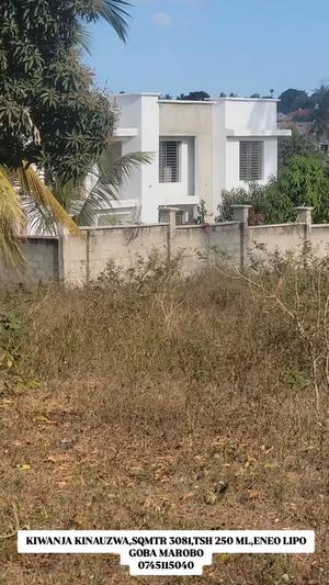 Residential Plot for Sale in Goba Marobo, Dar Es Salaam (3081 sqm)