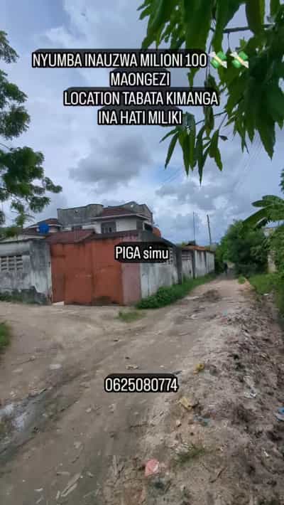 Nyumba inauzwa Tabata Chang'ombe, Dar Es Salaam