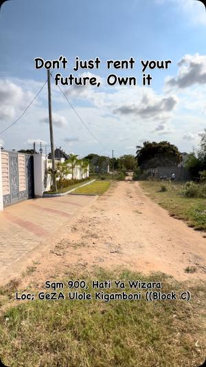 Residential Plot for Sale in Geza Ulole Kigamboni, Dar Es Salaam (900 sqm) Residential Plot for Sale in Geza Ulole Kigamboni, Dar Es Salaam (900 sqm)
