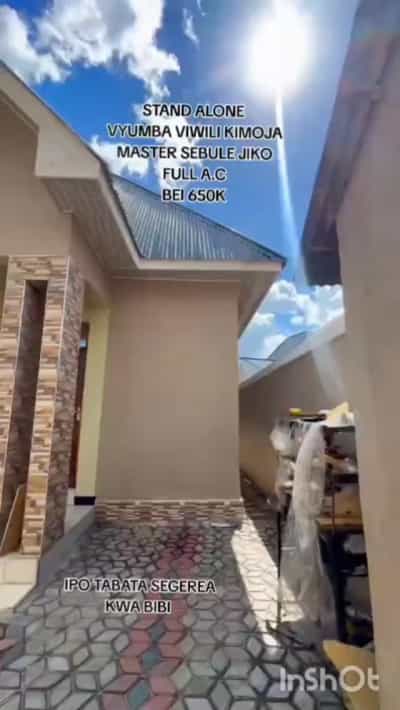Nyumba ya vyumba viwili inapangishwa Tabata Segerea Kwabibi, Dar Es Salaam
