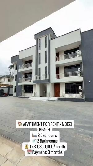 Apartment ya vyumba viwili inapangishwa Mbezi Beach Upande wa Chini, Dar Es Salaam Apartment ya vyumba viwili inapangishwa Mbezi Beach Upande wa Chini, Dar Es Salaam