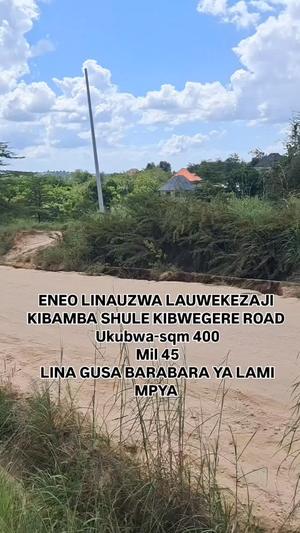 Kiwanja kinauzwa Kibamba Shule, Dar Es Salaam sqm 400