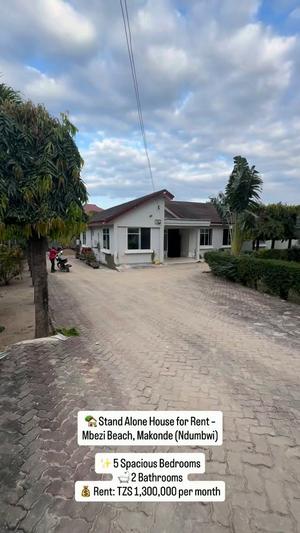 5 Bedrooms House for Rent in Mbezi Beach, Makonde (Ndumbwi), Dar Es Salaam 5 Bedrooms House for Rent in Mbezi Beach, Makonde (Ndumbwi), Dar Es Salaam