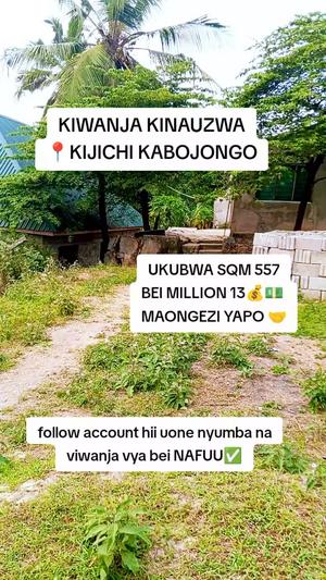 Residential Plot for Sale in Kijichi Kabonga, Dar Es Salaam (557 sqm) Residential Plot for Sale in Kijichi Kabonga, Dar Es Salaam (557 sqm)