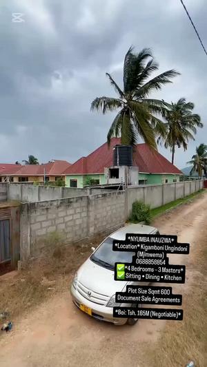 4 Bedrooms House for Sale in Kigamboni Ungindoni, Dar Es Salaam (600 sqm) 4 Bedrooms House for Sale in Kigamboni Ungindoni, Dar Es Salaam (600 sqm)