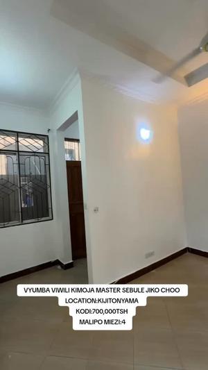 Nyumba ya vyumba viwili inapangishwa Kijitonyama, Dar Es Salaam