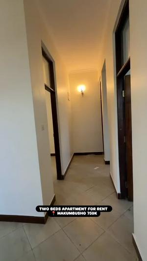 Nyumba/Apartment ya vyumba viwili inapangishwa Makumbusho, Dar Es Salaam