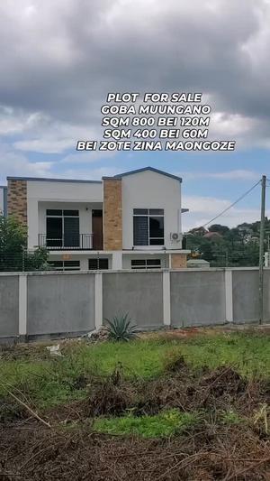 Kiwanja kinauzwa Madale Mivumoni, Dar Es Salaam sqm 800 Kiwanja kinauzwa Madale Mivumoni, Dar Es Salaam sqm 800