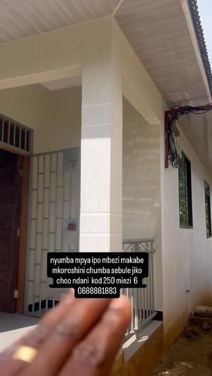 1 Bedroom House for Rent in Mbezi Makabe Mkoroshini, Dar Es Salaam