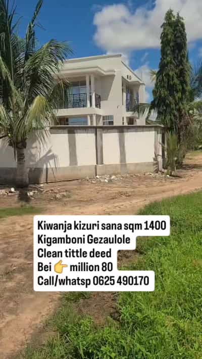 Kiwanja kinauzwa Kigamboni Gezaulole, Dar Es Salaam (1400 sqm) Kiwanja kinauzwa Kigamboni Gezaulole, Dar Es Salaam (1400 sqm)