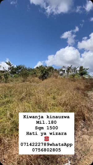 Residential Plot for Sale in Kigamboni, Dar Es Salaam (1500 sqm) Residential Plot for Sale in Kigamboni, Dar Es Salaam (1500 sqm)