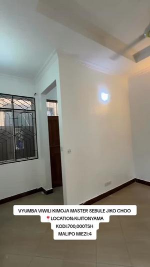 Nyumba ya vyumba viwili inapangishwa Kijitonyama, Dar Es Salaam