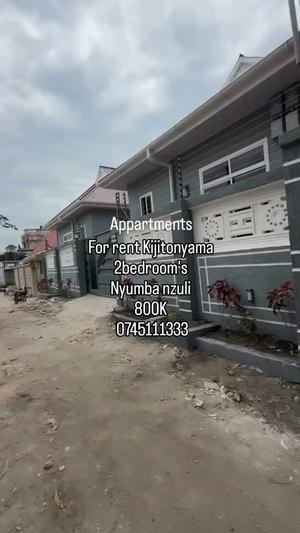 Nyumba ya vyumba viwili inapangishwa Kijitonyama, Dar Es Salaam