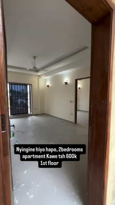 Nyumba ya vyumba viwili inapangishwa Kawe, Dar Es Salaam