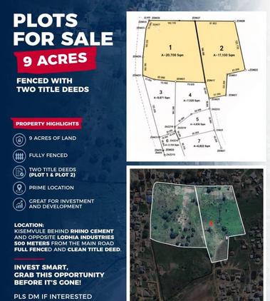 Kiwanja (Industrial Plot) inauzwa Kisemvule, Pwani (38000 sqm) Kiwanja (Industrial Plot) inauzwa Kisemvule, Pwani (38000 sqm)