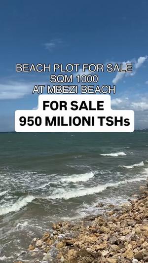 Beach Plot kinauzwa Mbezi Beach, Dar Es Salaam (1000 sqm)