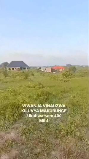 Viwanja vinauzwa Kiluvya Madukani, Pwani (400 sqm) Viwanja vinauzwa Kiluvya Madukani, Pwani (400 sqm)