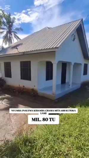 Nyumba ya vyumba vitatu inauzwa Kibamba Chama, Dar Es Salaam (650 sqm)