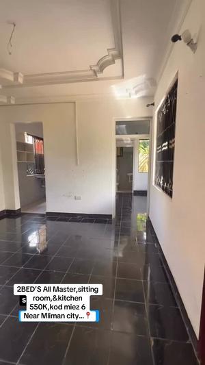 Apartment ya vyumba viwili inapangishwa Sinza, Dar Es Salaam