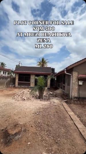 Kiwanja kinauzwa Mbezi Beach Kwa Zenna, Dar Es Salaam sqm 400