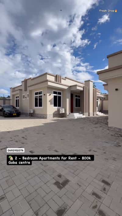 Apartment ya vyumba viwili inapangishwa Goba Centre, Dar Es Salaam