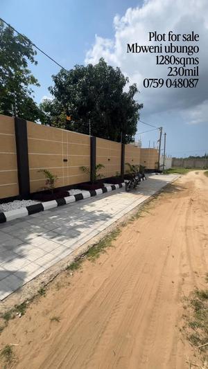 Kiwanja kinauzwa Mbweni Ubungo, Dar Es Salaam sqm 1280 Kiwanja kinauzwa Mbweni Ubungo, Dar Es Salaam sqm 1280