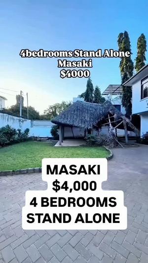Nyumba ya vyumba vinne inapangishwa Masaki, Dar Es Salaam Nyumba ya vyumba vinne inapangishwa Masaki, Dar Es Salaam