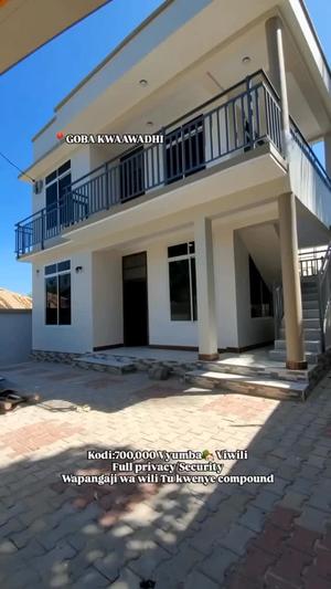 Apartment ya vyumba viwili inapangishwa Goba Kwa Awadhi, Dar Es Salaam