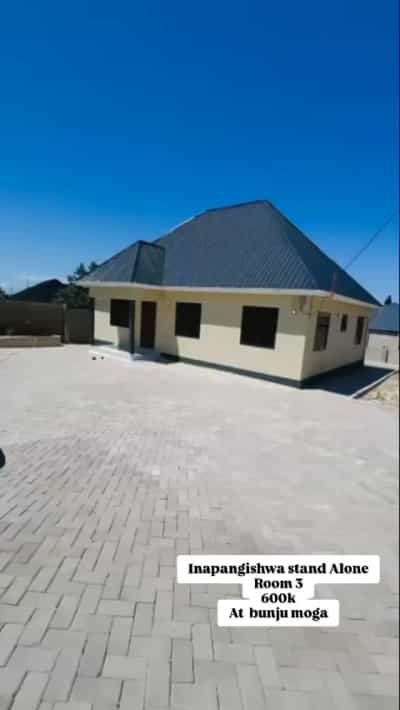 Nyumba ya vyumba vitatu inapangishwa Bunju Beach Moga, Dar Es Salaam