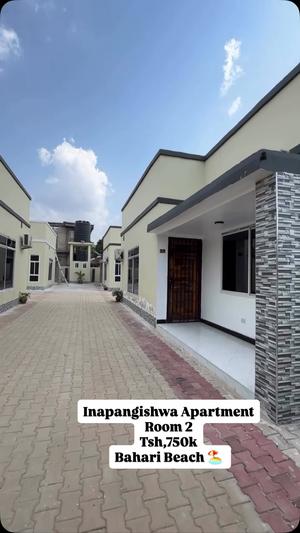 Apartment ya vyumba viwili inapangishwa Bahari Beach, Dar Es Salaam