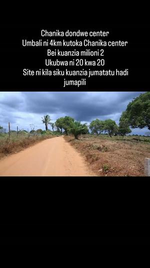 Residential Plot for Sale in Chanika Dondwe Center, Dar Es Salaam (400 sqm) Residential Plot for Sale in Chanika Dondwe Center, Dar Es Salaam (400 sqm)