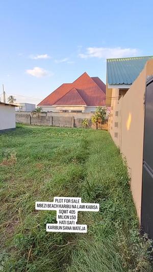 Plot for sale in Mbezi Beach Makonde, Dar Es Salaam sqm 405 Plot for sale in Mbezi Beach Makonde, Dar Es Salaam sqm 405
