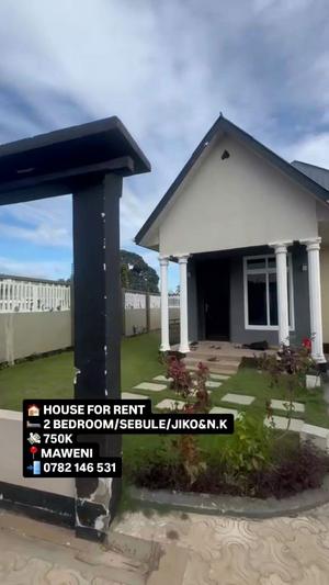 Nyumba ya vyumba viwili inapangishwa Kigamboni Maweni, Dar Es Salaam