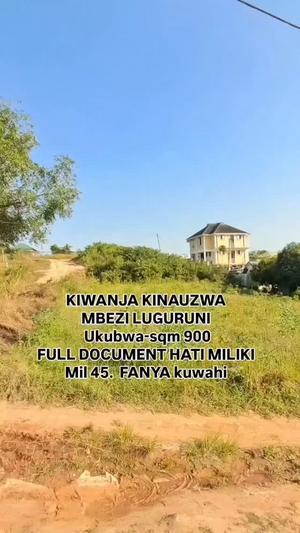 Plot for sale in Mbezi Luguruni, Dar Es Salaam sqm 900 Plot for sale in Mbezi Luguruni, Dar Es Salaam sqm 900