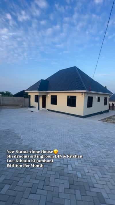 Nyumba ya vyumba vitatu inapangishwa Kibada, Kigamboni, Dar Es Salaam