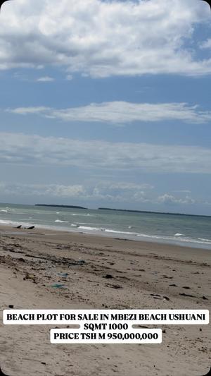 Beach Plot for Sale in Mbezi Beach Ushuaani, Dar Es Salaam (1000 sqm) Beach Plot for Sale in Mbezi Beach Ushuaani, Dar Es Salaam (1000 sqm)