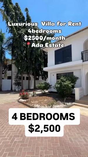 Nyumba ya vyumba vinne inapangishwa Ada Estate, Dar Es Salaam Nyumba ya vyumba vinne inapangishwa Ada Estate, Dar Es Salaam