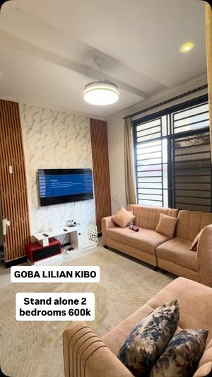 Nyumba ya vyumba viwili inapangishwa Goba Lilian Kibo Boda, Dar Es Salaam