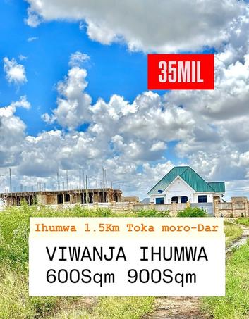 Viwanja vinauzwa Ihumwa, Dodoma sqm 600