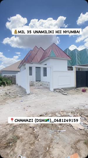 Nyumba ya vyumba vitatu inauzwa Chamaz, Dar Es Salaam Nyumba ya vyumba vitatu inauzwa Chamaz, Dar Es Salaam