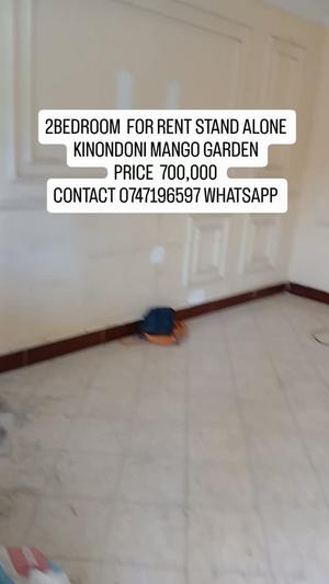 Nyumba ya vyumba viwili inapangishwa Kinondoni Mango Garden, Dar Es Salaam