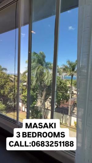 Apartment (Furnished) ya vyumba vitatu inapangishwa Masaki, Dar Es Salaam