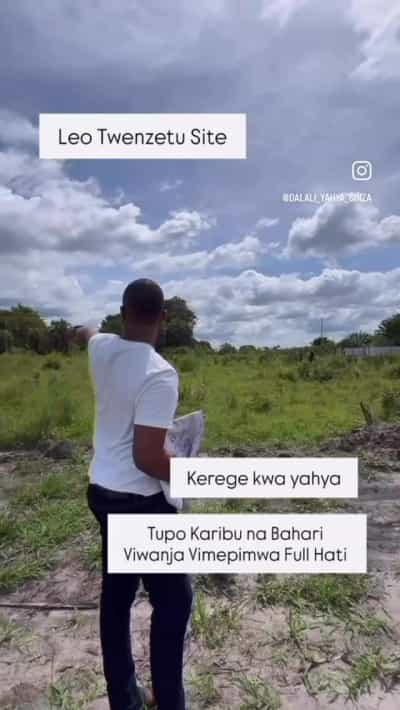 Kiwanja kinauzwa Kerege, Pwani (500 sqm) Kiwanja kinauzwa Kerege, Pwani (500 sqm)