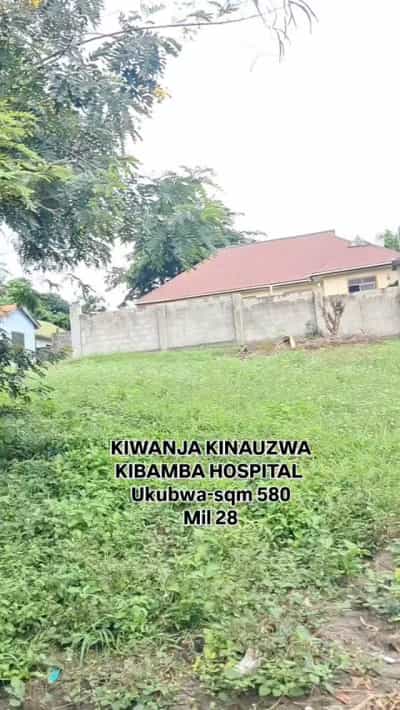Kiwanja kinauzwa KIBAMBA HOSPITAL, Dar Es Salaam sqm 580